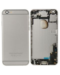 iPhone 6 Plus Compatible Housing with Charging Port and Power Volume Flex Cable - Black, OEM