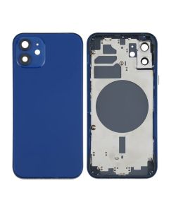 iPhone 12 Compatible Back Housing Only ( No Parts ) - Blue