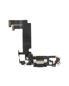 iPhone 12 Mini Compatible Charging Port Flex With IC - Black, OEM