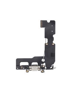iPhone 7 Plus Compatible Charging Port Flex Cable with Micrphone - White, OEM