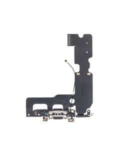iPhone 7 Plus Compatible Charging Port Flex Cable with Micrphone - Black, OEM