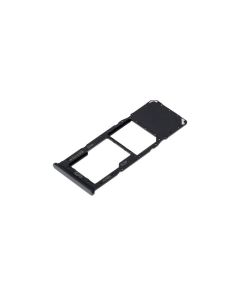 Galaxy A12 Compatible Sim/ Memory Card Tray - Black