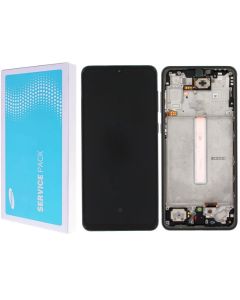 Galaxy A33 5G Compatible LCD Screen Touch Assembly with Frame