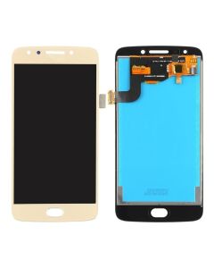 Moto E4 Compatible LCD Touch Screen Assembly - White, OEM