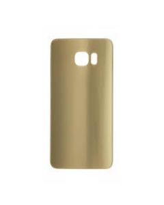 Galaxy S6 Edge Compatible Back Glass Cover - Gold Platinum, OEM