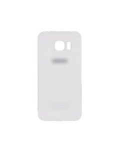 Galaxy S6 Edge Compatible Back Glass Cover - White Pearl, OEM