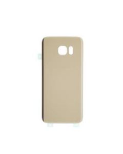 Galaxy S7 Compatible Back Glass Cover - Gold