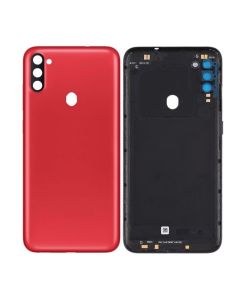 Galaxy A11 Compatible Back Cover With Camera Lens - Red