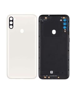 Galaxy A11 Compatible Back Cover With Camera Lens - White