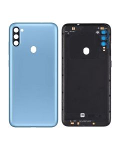 Galaxy A11 Compatible Back Cover With Camera Lens - Blue