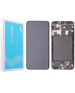 Galaxy A20 Compatible LCD Touch Screen Assembly With Frame