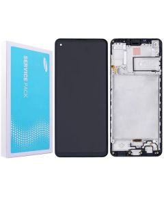 Galaxy A21s Compatible LCD Touch Screen Assembly With Frame