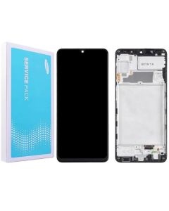 Galaxy A22 4G Compatible LCD Touch Screen Assembly With Frame
