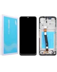 Galaxy A22 5G Compatible LCD Touch Screen Assembly With Frame - Service Pack