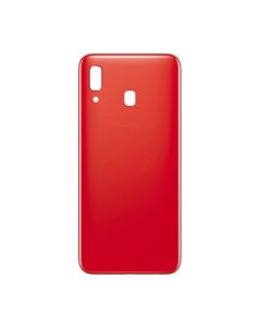 Galaxy A30 Compatible Back Glass Cover - Red
