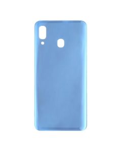 Galaxy A30 Compatible Back Glass Cover - Blue