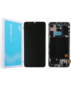 Galaxy A40 Compatible LCD Touch Screen Assembly With Frame