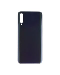 Galaxy A50 Compatible Back Glass Cover with Camera Lens - Black