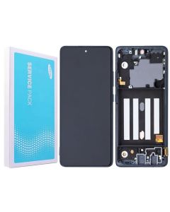 Galaxy A71 5G Compatible LCD Screen Touch Assembly with Frame
