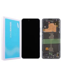 Galaxy A90 5G Compatible LCD Touch Screen Assembly with Frame