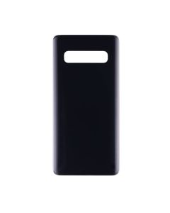 Galaxy S10 Compatible Back Glass Cover with Camera Lens - Prism Black