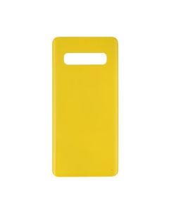Galaxy S10 Plus Compatible Back Glass Cover - Canary Yellow