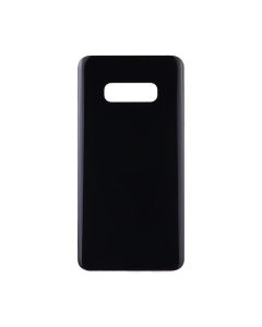 Galaxy S10E Compatible Back Glass Cover - Black