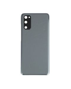 Galaxy S20/ S20 5G Compatible Back Glass Cover with Camera Lens - Cosmic Gray