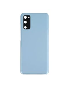 Galaxy S20/ S20 5G Compatible Back Glass Cover with Camera Lens - Cloud Blue