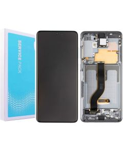 Galaxy S20 Plus/ S20 Plus 5G Compatible LCD Screen Touch Assembly with Frame - Cosmic Gray