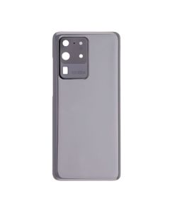 Galaxy S20 Ultra / S20 Ultra 5G Compatible Back Glass With Camera Lens - Cosmic Gray