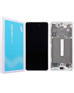 Galaxy S21 FE Compatible LCD Touch Screen Assembly - White