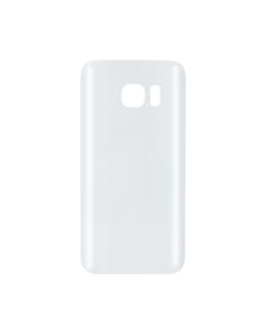 Galaxy S7 Compatible Back Glass Cover - White