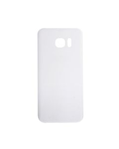 Galaxy S7 Edge Compatible Back Glass Cover - White