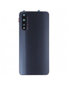 Huawei Honor 20 Compatible Back Glass Cover with Camera Lens - Midnight Black
