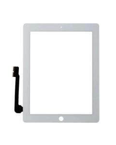 iPad 3/ 4 Compatible Touch Screen Digitizer with Adhesive Tape - White