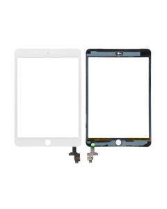 iPad Mini 3 Compatible Touch Screen Digitizer with IC Assembly - White, OEM