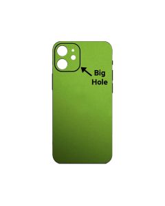 iPhone 12 Mini Compatible Back Glass Cover (Big Camera Hole) - Green