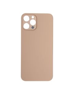 iPhone 12 Pro Max Compatible Back Glass Cover (Big Camera Hole) - Gold