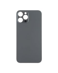 iPhone 12 Pro Max Compatible Back Glass Cover (Big Camera Hole) - Graphite