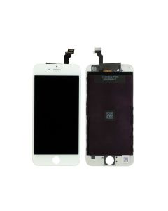 iPhone 6 Compatible LCD Touch Screen Assembly - White, Refurbished