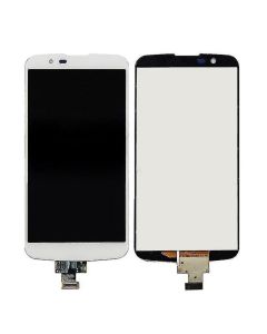 LG K10 2016 Compatible LCD Touch Screen Assembly - White, OEM