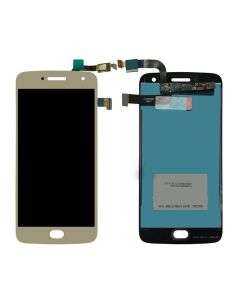 Moto G5 Plus Compatible LCD Touch Screen Assembly - Gold