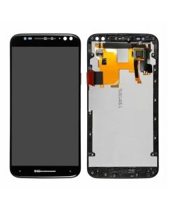 Moto X Style Compatible LCD Touch Screen Assembly with frame - Black