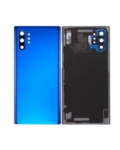 Galaxy Note 10 Plus Compatible Back Glass Cover - Aurora Blue
