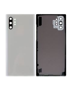 Galaxy Note 10 Plus Compatible Back Glass Cover - Aura White