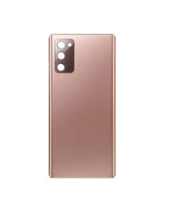 Galaxy Note 20 Compatible Back Glass Cover with Camera Lens - Mystic Bronze
