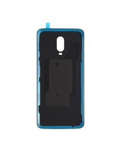 OnePlus 6T Compatible Back Glass Cover - Mirror Black