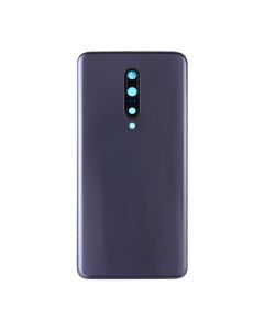 OnePlus 7 Pro Compatible Back Glass Cover with Camera Lens - Mirror Grey