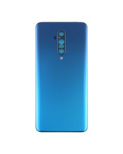 OnePlus 7T Pro Compatible Back Glass Cover with Camera Lens - Blue